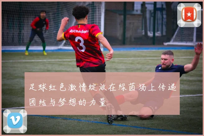 足球红色激情绽放在绿茵场上传递团结与梦想的力量